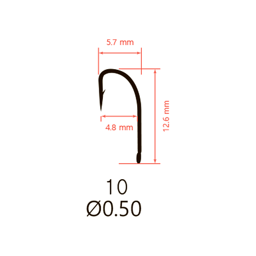 Крючки фидерные Saikyo KM-013 Reliable Feeder