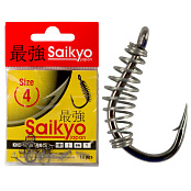 Крючки Saikyo KHS-10085 с пруж. №2XS (10 шт)