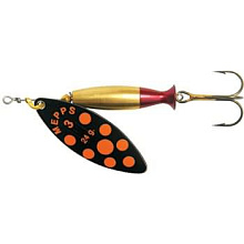  . Mepps AGLIA LONG HEAVY, 2, Black/Orange