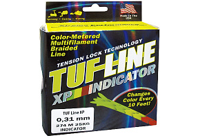 Шнур плет. Tufline Indicator XP, 137m 0,10mm, 7,0kg, 3 цвета