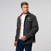 Рубашка Alaskan вельвет с мех. подкл. серый     XS