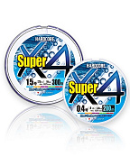 Пл.шн. Duel PE Hardcore Super X4 200м 5Color #0,8 (0,15мм) 6,4kg