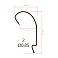 Крючки офсетные Saikyo BS-2315 Offset Wide Range Worm