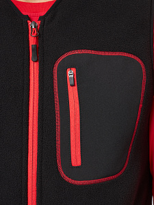 Полукомбинезон флисовый RiverRanger Bib черный   S