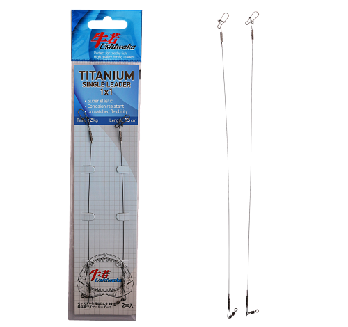 Поводки Ushiwaka Titanium Single Leader 1x1 Поводки Ushiwaka Titanium Single Leader 1x1