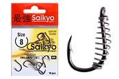 Крючки Saikyo KHS-10085 с пруж. №8L (10 шт)