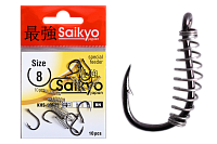 Крючки фидерные с пружиной Saikyo KHS-10085 Крючки фидерные с пружиной Saikyo KHS-10085