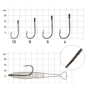 Крючки Saikyo KH-10121 BN №10 (10шт)