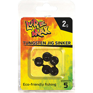 Груз LureMax Разборная чебурашка вольфр. LWB-015 Black. 1,5 г. (7 шт.)