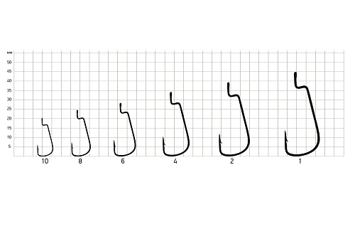 Крючки офсетные Saikyo BS-3324 Offset Hook