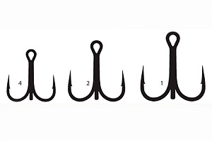 Крючки Saikyo тройн.6061-2X-NP  BN №02 (5шт)