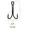 Крючки двойные Saikyo KH-11041 Double Hook (B-Normal Shank)
