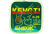Леска моно. Sneck Magnum LightGreen, 0,10mm, 100m