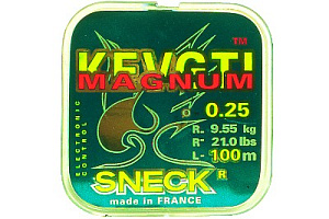 Леска моно. Sneck Magnum LightGreen, 0,10mm, 100m