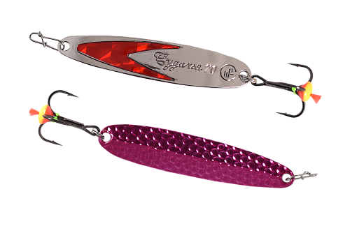 Блесна вертикальная ECOPRO Судачья + красный флекс