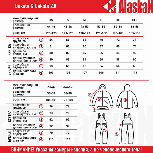Костюм зимний Alaskan Dakota