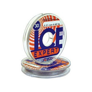 Леска моно. Eco Ice Expert, 30m, 0,08mm, 0,85kg, прозрачный