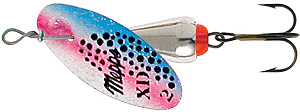 Блесна вращ. Mepps XD TRI FLUO, 1, SILVER/Rainbo