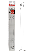 Поводок Saikyo Titan 1x1 Jerk №2 STOJ23030, 30кг/30см, 2шт