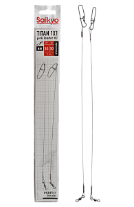 Поводок Saikyo Titan 1x1 Jerk №2 STOJ23030, 30кг/30см, 2шт