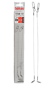 Поводок Saikyo Titan 1x1 Jerk №2 STOJ22530, 30кг/25см, 2шт