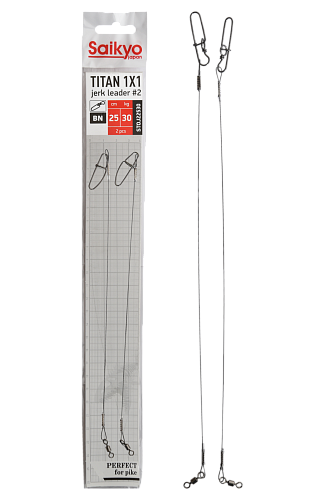 Поводки Saikyo Titan 1x1 Jerk