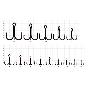 Крючки Saikyo тройн.7001G № 10 (25шт)