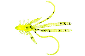 . LureMax KRAKEN 2,5''/6, LSK25-002 Lime pepper (10 .)