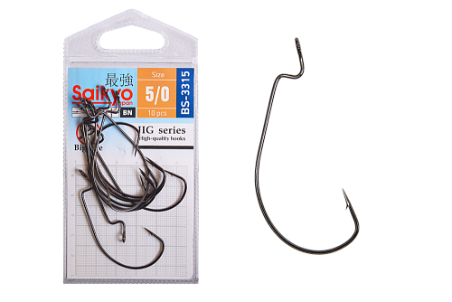 Крючки офсетные Saikyo BS-3315 Offset Hook