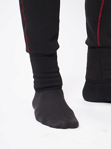 Полукомбинезон флисовый RiverRanger Bib черный   S