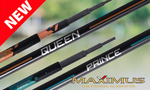 MAXIMUS «Prince» и «Queen» - новые модели поплавочных удилищ уже в продаже 