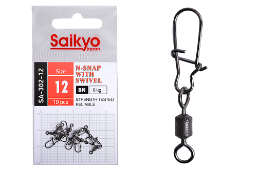 Вертлюг с застежкой Saikyo SA-302