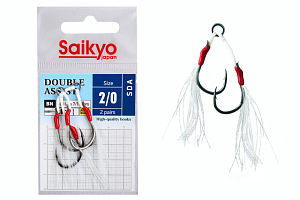 Крючки Saikyo DOUBLE ASSIST SDA №2/0 (2 пары)