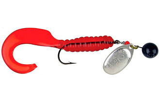  . Mepps AGLIA SPINFLEX, 2/ 7g, Black/SILVER/Red