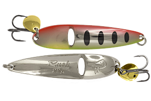 Блесна колеблющаяся LureMax Rush 80мм., 22 г., 43, Red eye