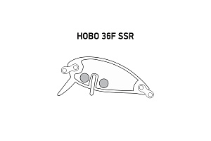 Воблер LureMax HOBO 36F SSR-002 3,5 г. плавающий