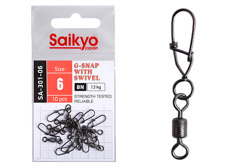 Вертлюг с застежкой Saikyo SA-301