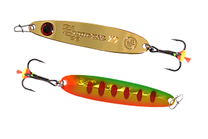 Блесна вертикальная ECOPRO Судачья с глазом, 70мм, 15г, RGR