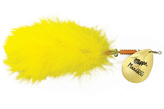  . Mepps GIANT MARABOU Gold/Yellow ()