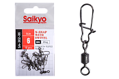 Вертлюг с застежкой Saikyo SA-302-06 - 10 шт (15кг)