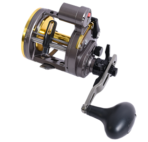 Катушка мультипликаторная Black Side TROLL PRO 300L (лев. рука)