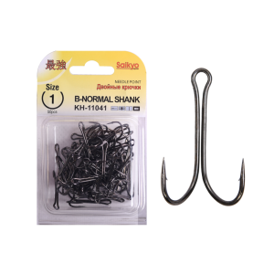 Крючки двойные Saikyo KH-11041 Double Hook (B-Normal Shank)