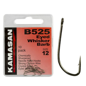Крючки Kamasan B525 Eyed Whisker Barb
