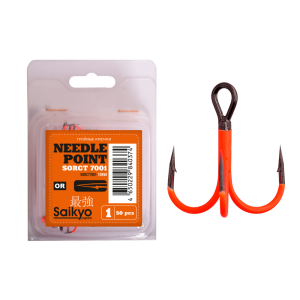 Крючки тройные Saikyo 7001OR