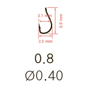 Крючки Saikyo KH-10003 Tanago Ring