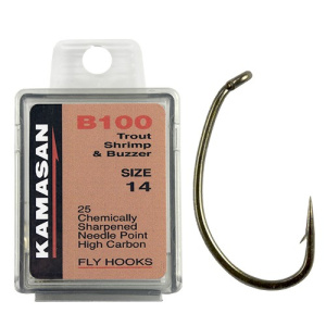 Крючки Kamasan B100 Trout Shrimp & Buzzer