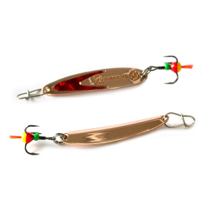 Блесна вертикальная ECOPRO Судачья + красный флекс