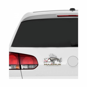Наклейка Maximus рыба прозрачный фон