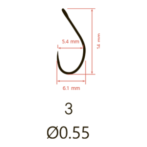 Крючки Saikyo KH-10096 Barbless