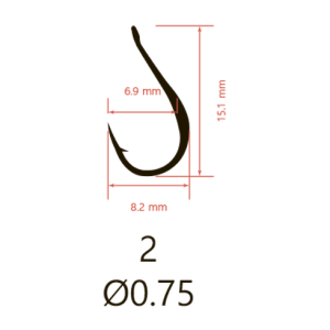 Крючки Saikyo KH-10062 Chinu Douski